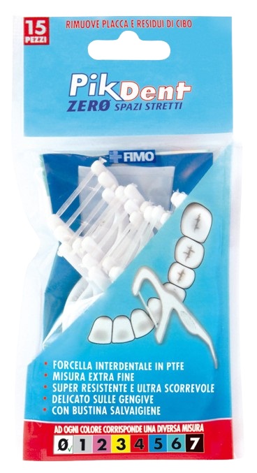 PIKDENT ZERO SPAZI STRETTI 15 FORCELLE INTERDENTALI - Farmastop