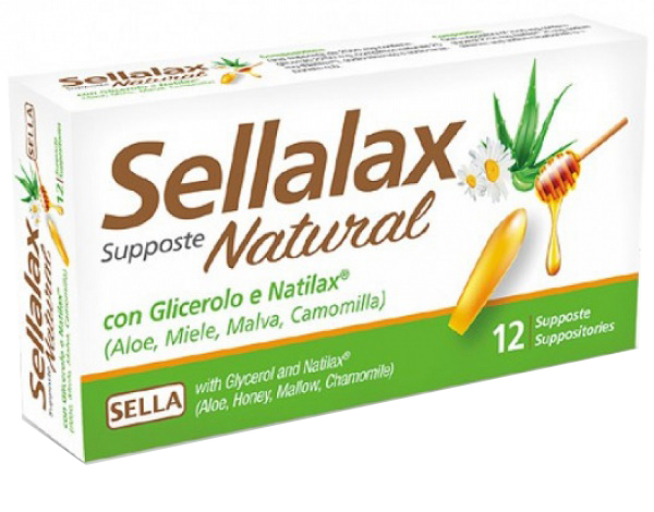 SELLALAX NATURAL MD 12 SUPPOSTE - Farmastop