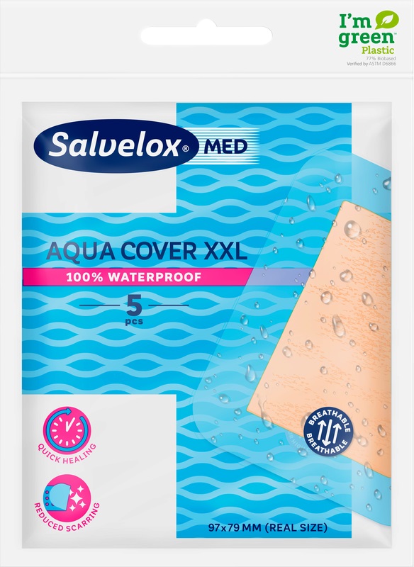 CEROTTO SALVELOX MED AQUA COVER XXL 97X79MM 5 PEZZI - Farmastop