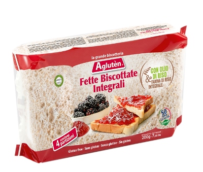AGLUTEN FETTE BISCOTTATE INTEGRALI SENZA GLUTINE 200 G - Farmastop
