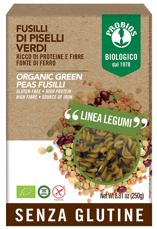 PROBIOS SPECIALITA' DI PISELLI VERDI FUSILLI 250 G - Farmastop