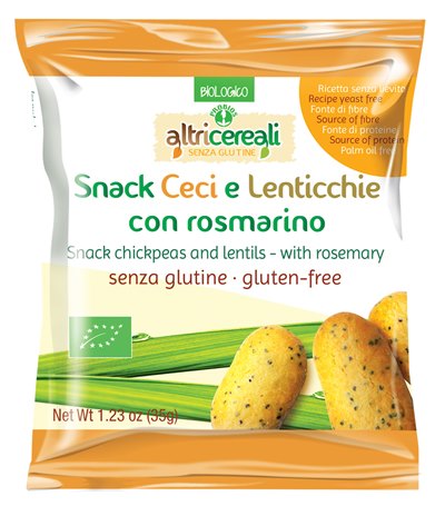 ALTRICEREALI SNACK CECI E LENTICCHIE CON ROSMARINO 35 G - Farmastop
