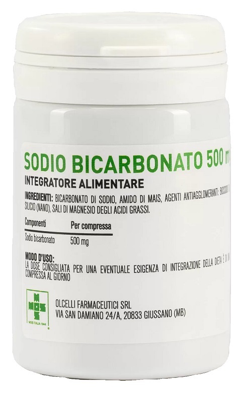 SODIO BICARBONATO 500 MG 100 COMPRESSE - Farmastop