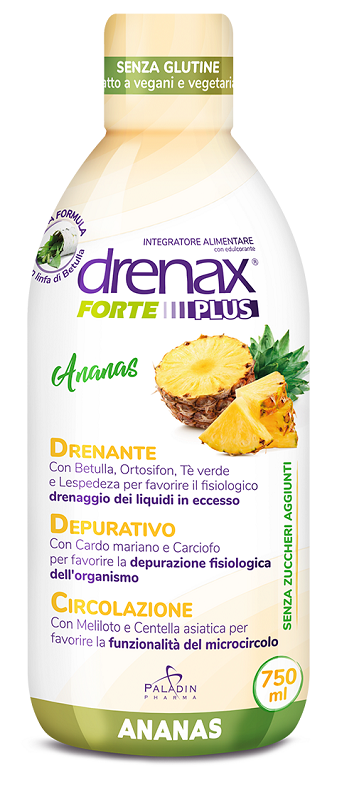 DRENAX FORTE PLUS ESOTICO CON ESTRATTO D'ANANAS 750 ML - Farmastop