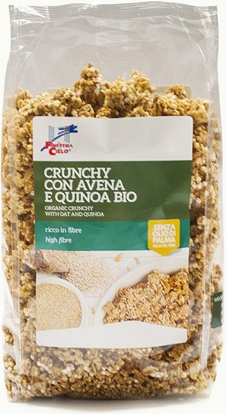 CRUNCHY CON AVENA E QUINOA 375 G - Farmastop