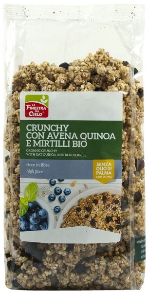 CRUNCHY CON AVENA QUINOA E MIRTILLI - Farmastop