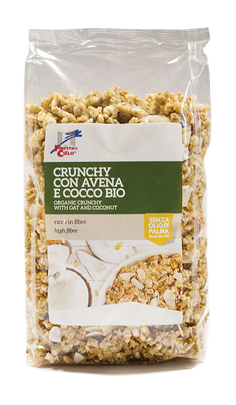 CRUNCHY CON AVENA E COCCO 375 G - Farmastop