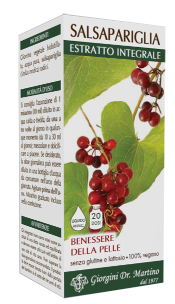 SALSAPARIGLIA ESTRATTO INTEGRALE 200 ML - Farmastop