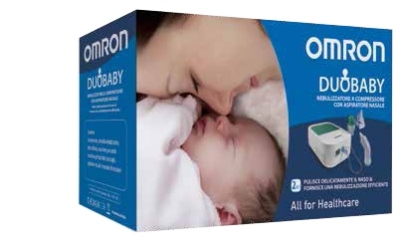 NEBULIZZATORE OMRON DUO BABY CON ASPIRATORE NASALE - Farmastop