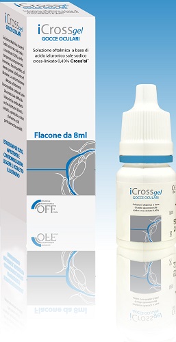 ICROSS GEL GOCCE OCULARI ACIDO IALURONICO CROSS-LINKATO 0,4% 8 ML - Farmastop