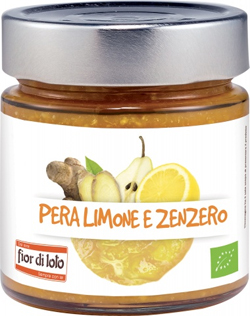 COMPOSTA PERE LIMONI E ZENZERO BIO 250 G - Farmastop