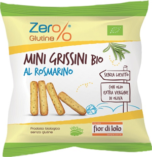 MINI GRISSINI AL ROSMARINO BIO MONOPORZIONE 30 G - Farmastop