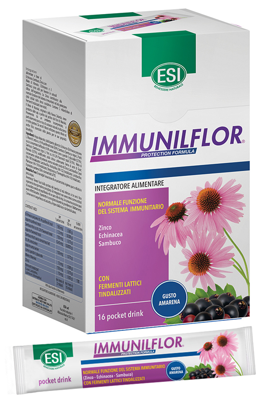 ESI IMMUNILFLOR POCKET DRINK 16 POCKET DRINK - Farmastop