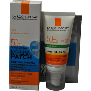 ANTHELIOS GEL-CREMA 50+ TOCCO SECCO SENZA PROFUMO + UV PATCH OMAGGIO - Farmastop