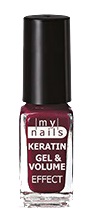 MY NAIL KERATIN GEL & VOLUME EFFECT 105 AMARANTH RED - Farmastop