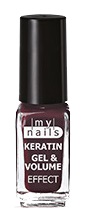MY NAIL KERATIN GEL & VOLUME EFFECT 106 ROUGE NOIR - Farmastop