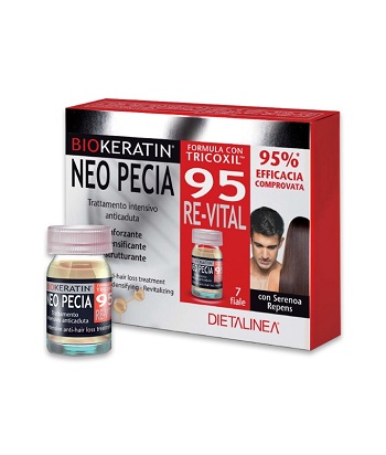 BIOKERATIN NEO PECIA 95 RE-VITAL TRATTAMENTO INTENSIVO ANTICADUTA 7 FIALE DA 3 ML - Farmastop