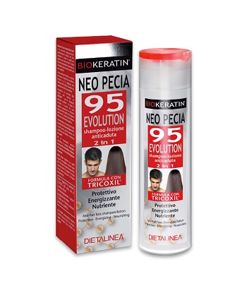 BIOKERATIN NEO PECIA 95 EVOLUTION SHAMPOO LOZIONE ANTICADUTA 250 ML - Farmastop
