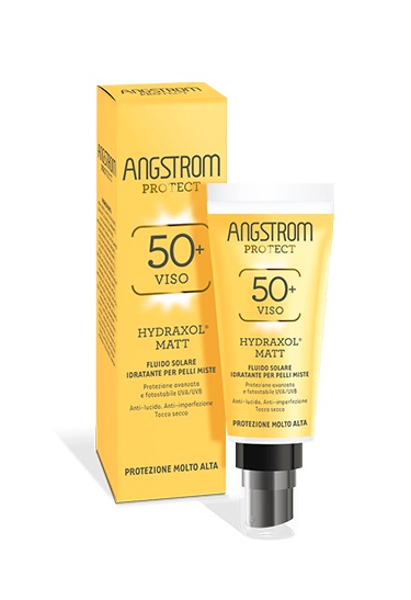 ANGSTROM PROTECT HYDRAXOL MATT FLUIDO SOLARE ULTRA PROTEZIONE 50+ 40 ML - Farmastop