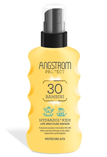 ANGSTROM PROTECT HYDRAXOL KIDS LATTE SPRAY SOLARE PROTEZIONE 30 175 ML - Farmastop