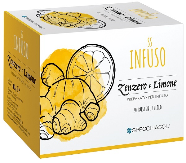 INFUSO TISANA ZENZERO + LIMONE 20 FILTRI - Farmastop