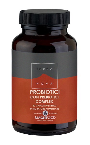 TERRANOVA PROBIOTICI CON PREBIOTICI COMPLEX 50 CAPSULE VEGETALI - Farmastop