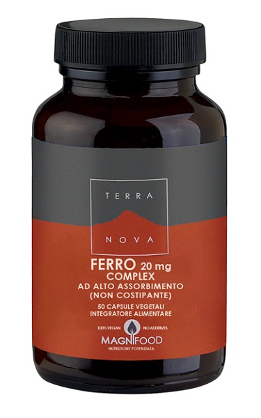 COMPLESSO DI FERRO AD ALTO ASSORBIMENTO 20 MG 50 CAPSULE - Farmastop