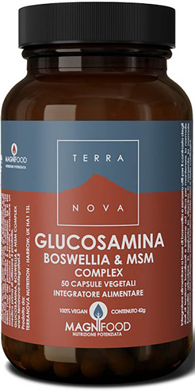 TERRANOVA COMPLESSO DI GLUCOSAMINA BOSWELLIA E MSM 50 CAPSULE - Farmastop