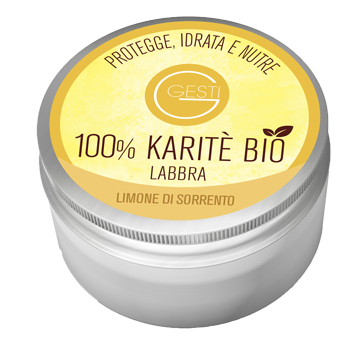 GESTI 100% KARITE' BIO 10 ML LIMONE DI SORRENTO LABBRA - Farmastop