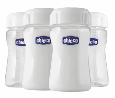CHICCO CONTENITORI LATTE SILICONE - Farmastop