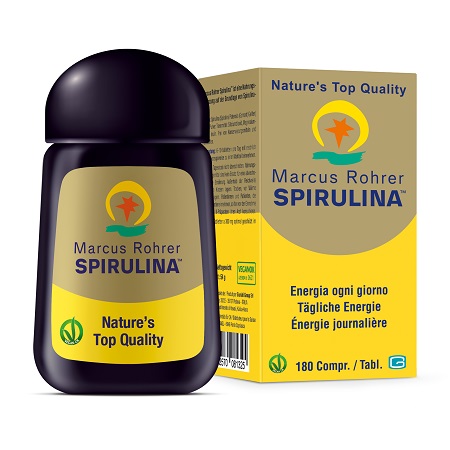SPIRULINA MARCUS ROHRER RICARICA 180 COMPRESSE - Farmastop