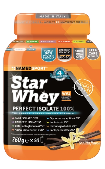 STAR WHEY ISOLATE VANILLA 750 G - Farmastop
