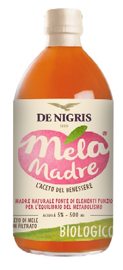 MELA MADRE ACETO MELE BIOLOGICO NON FILTRATO E NON PASTORIZZATO 500 ML - Farmastop