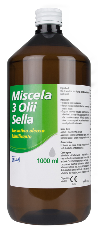 MISCELA 3 OLI LASSATIVO MD SELLA 1 LITRO - Farmastop