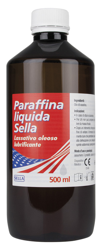 PARAFFINA LIQUIDA MD LASSATIVO 500 ML SELLA - Farmastop