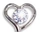 ORECCHINI STERILI BJT940 HEART W/CRYSTAL - Farmastop