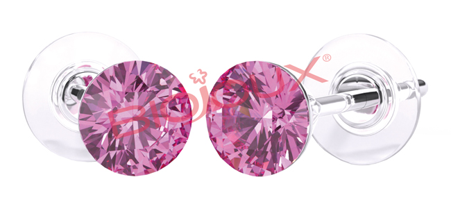 ORECCHINI STERILI BJT946 SWA CRYSTAL ROSE - Farmastop
