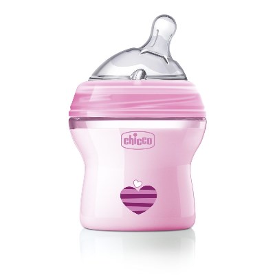 CHICCO BIBERON NATFEEL 0M+ 150 ML GIRL - Farmastop