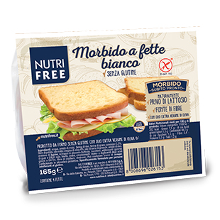 NUTRIFREE MORBIDO A FETTE BIANCO 165 G - Farmastop