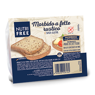 NUTRIFREE MORBIDO A FETTE RUSTICO 165 G - Farmastop