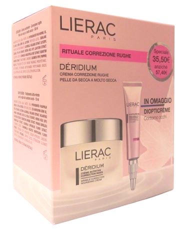 LIERAC DERIDIUM CREMA NUTRIENTE 50 ML + DIOPTICREME 10 ML - Farmastop