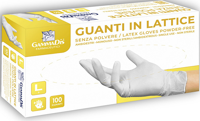 GUANTI LATTICE SENZA POLVERE SMALL 100 PEZZI - Farmastop