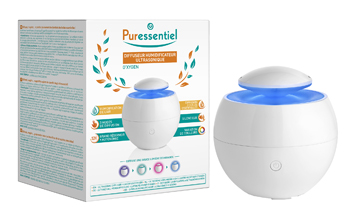 PURESSENTIEL DIFFUSORE UMIDIFICATORE ULTRASONICO O'XYGEN - Farmastop