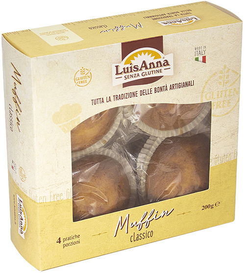 MUFFIN SEMPLICE 4 X 50 G - Farmastop