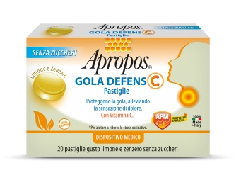 APROPOS GOLA DEFENS C LIMONE/ZENZERO 20 PASTIGLIE - Farmastop