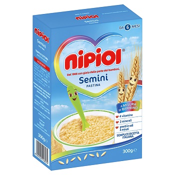 NIPIOL PASTINA SEMINI 300 G - Farmastop