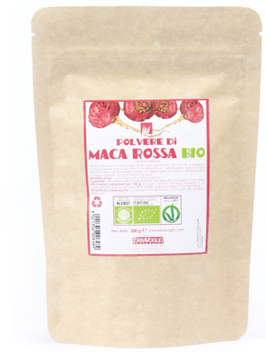 MACA ROSSA POLVERE BIO 200 G - Farmastop