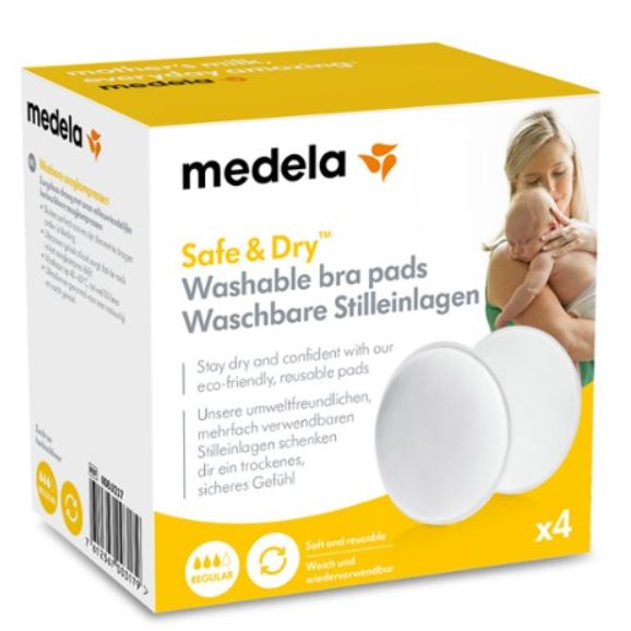 SAFE & DRY COPPETTA ASSORBILATTE LAVABILE 4 PEZZI - Farmastop
