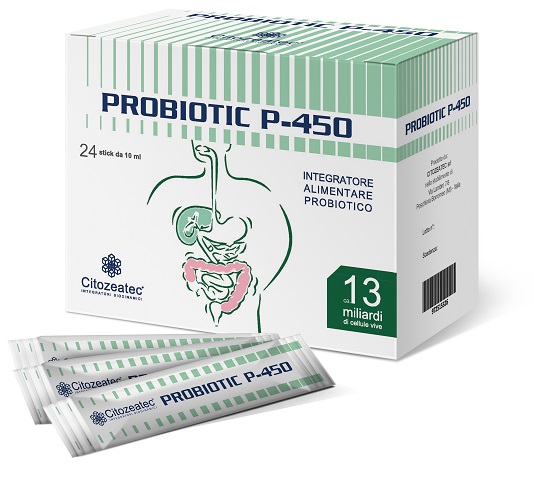 PROBIOTIC P-450 24 STICK MONODOSE 10 ML - Farmastop