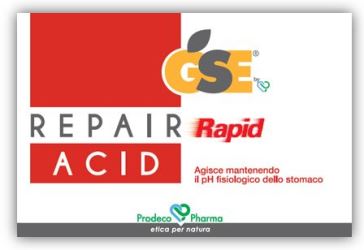 GSE REPAIR RAPID ACID 36 COMPRESSE - Farmastop